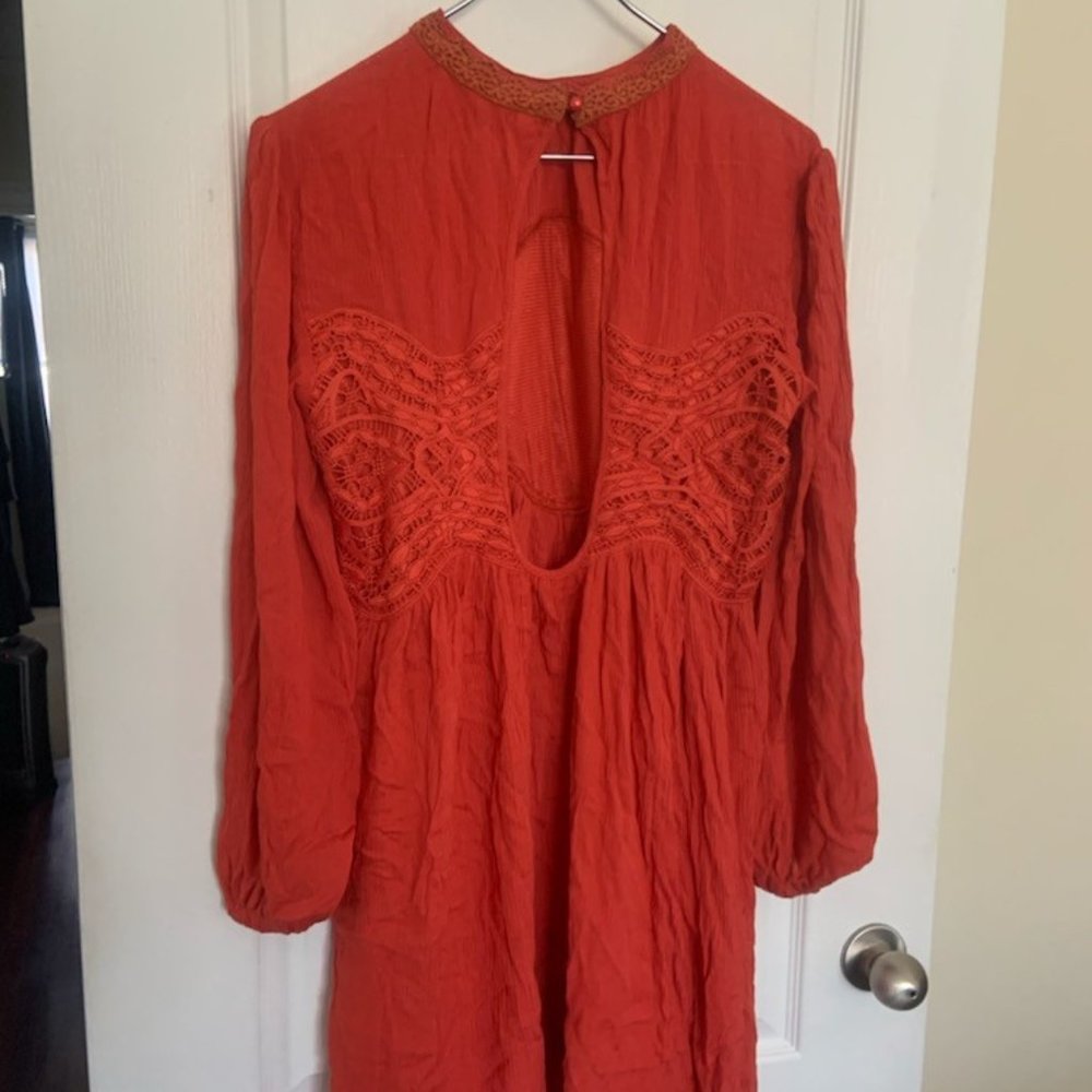 SheIn Orange Dress